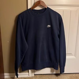 Men’s medium blue Nike crew neck